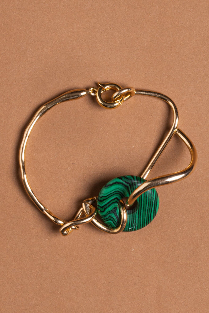 Cadmium Green Gold Bracelet - Nakamol