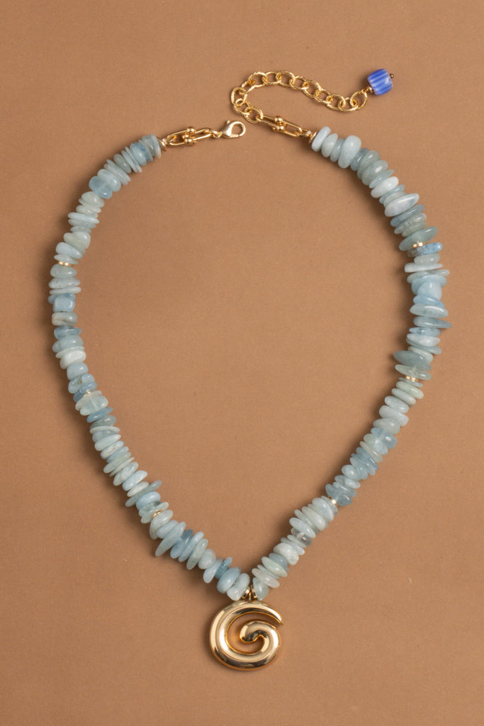 Blue Ocean Beaded Necklace - Nakamol