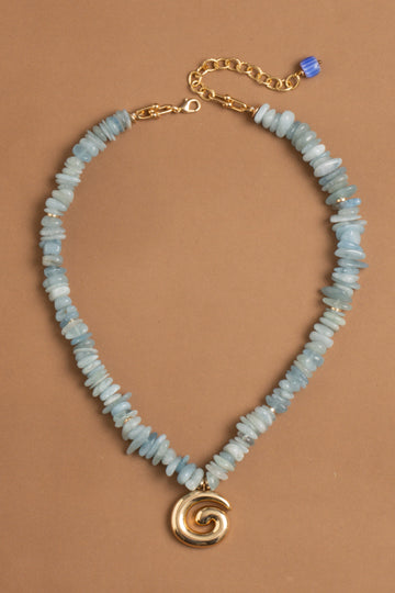 Blue Ocean Beaded Necklace - Nakamol