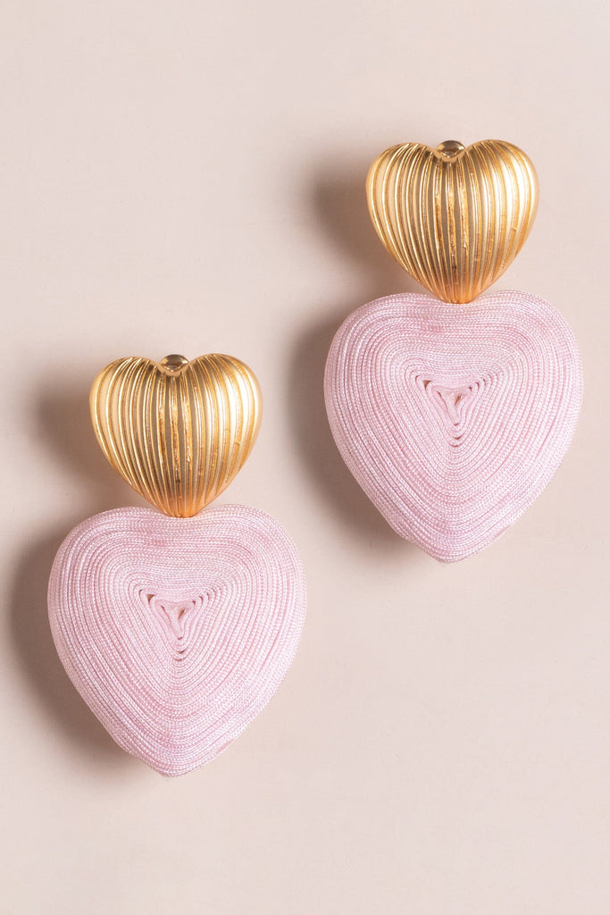 Pink Heart Fashion Earrings - Nakamol