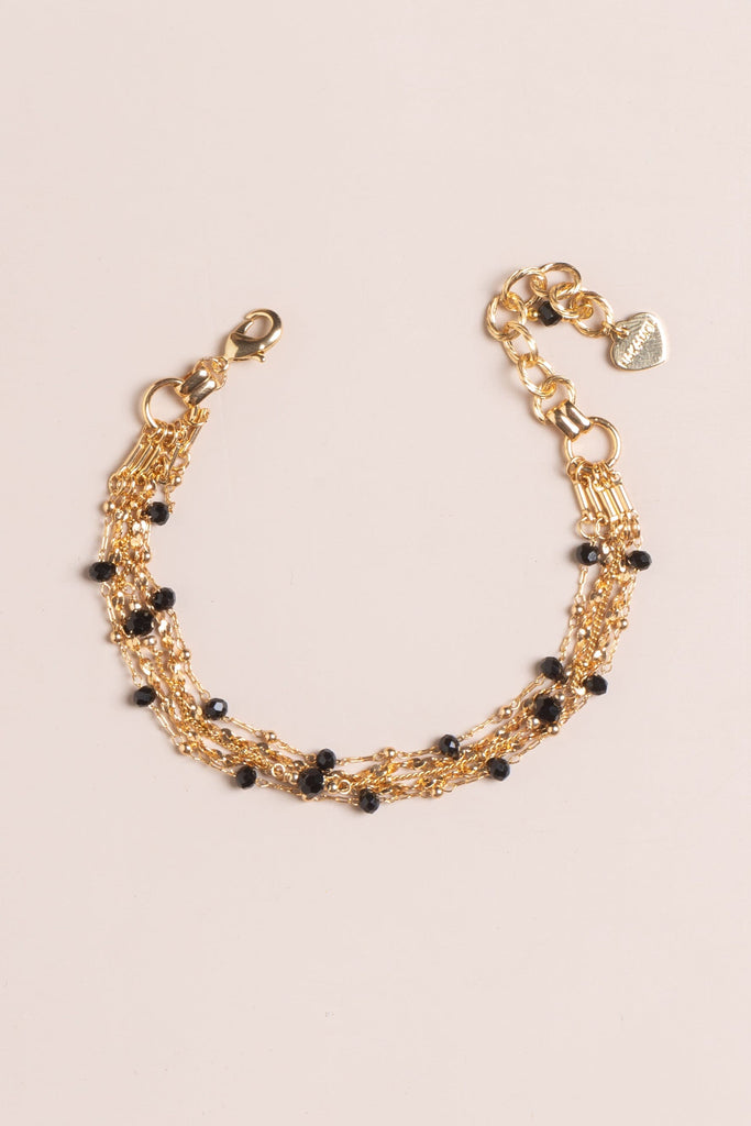 Black Gold Chain Bracelet - Nakamol